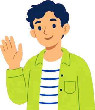 A Barrio learner waving