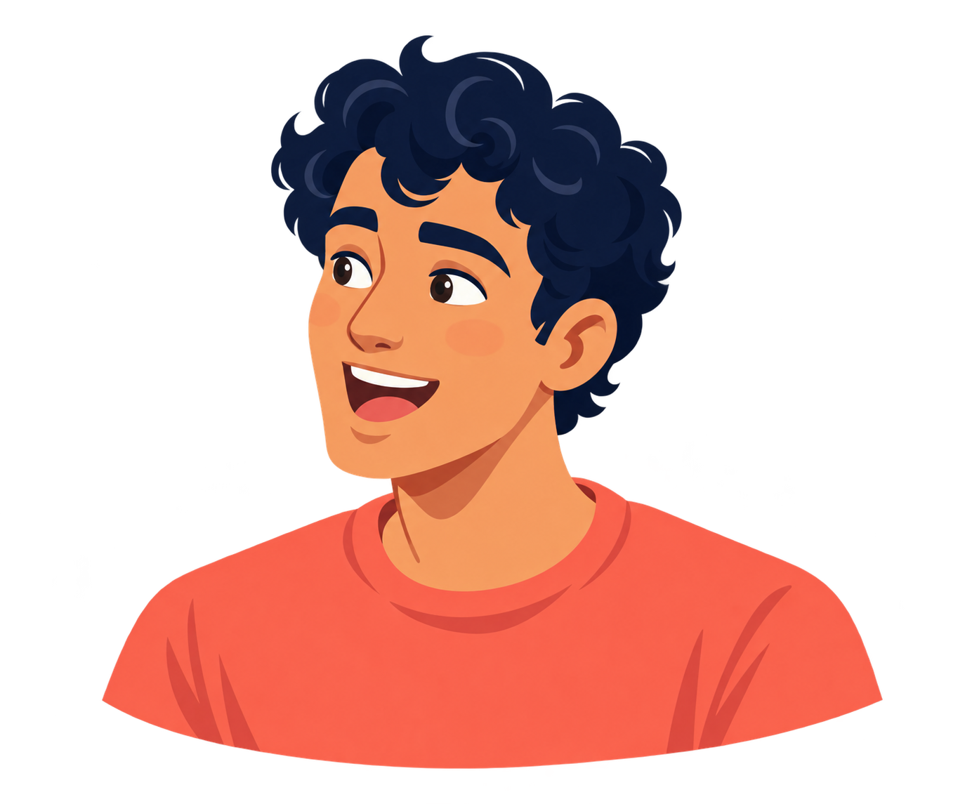 A learner answering in Spanish